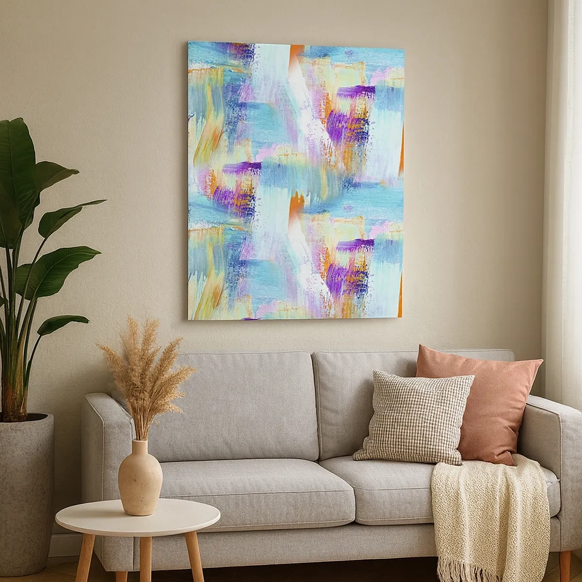 Tablou pe pânză - Mâzgălire veselă - 50x70 cm