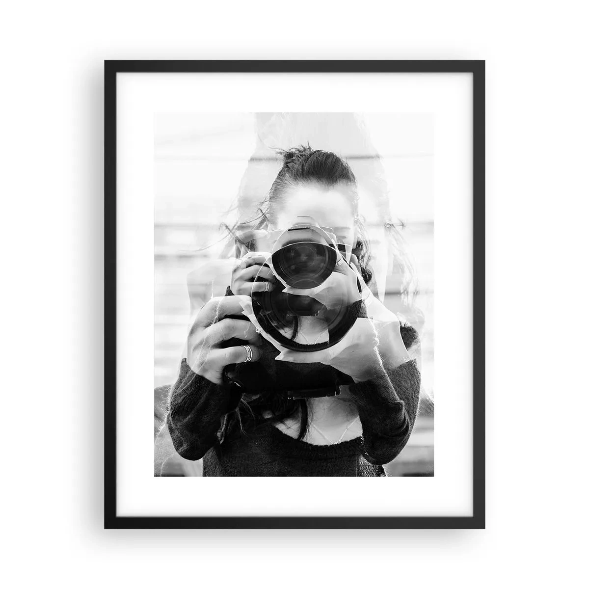 Poster în ramă neagră - Creator și material - 40x50 cm