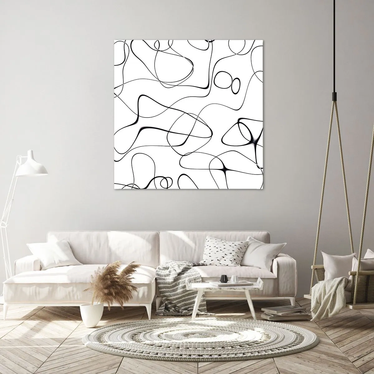 Tablou pe pânză - Căile vieții, căile destinului - 60x60 cm