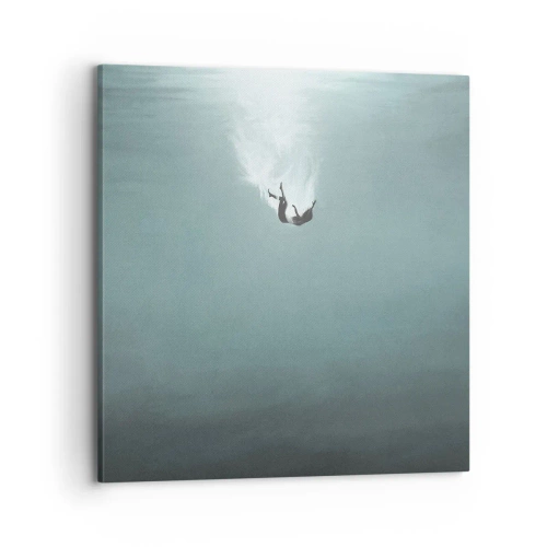 Tablou pe pânză - În îmbrățișarea oceanului - 70x70 cm