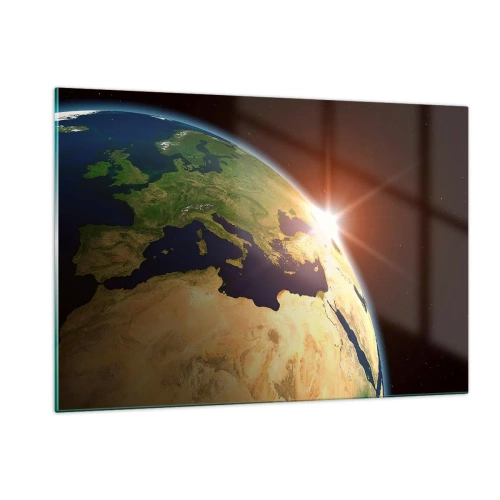 Tablou pe sticlă - Răsărit de soare - 120x80 cm