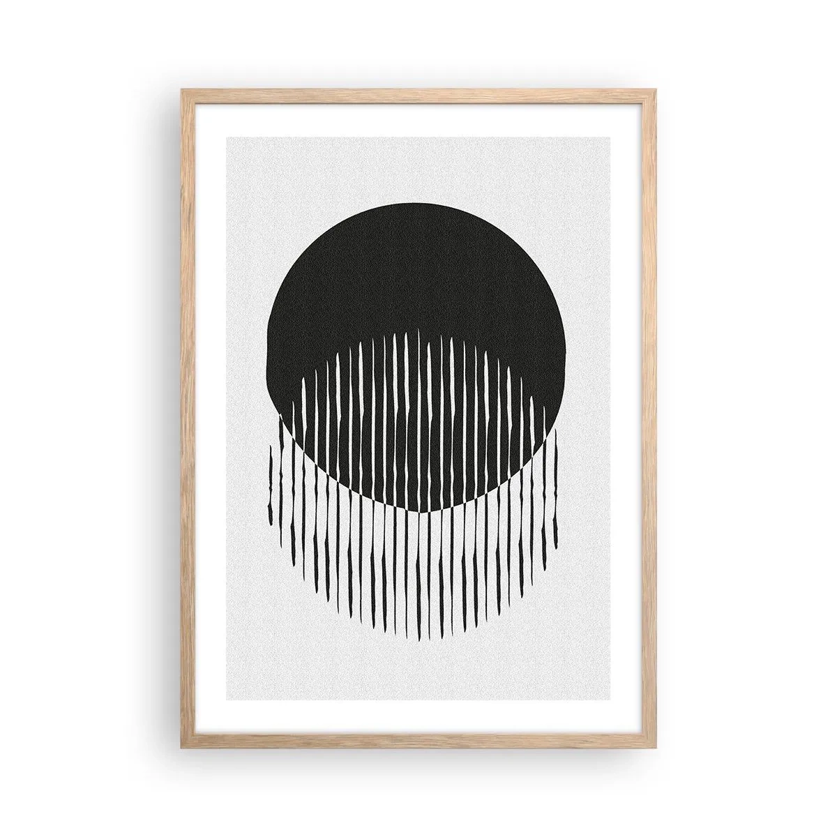 Poster în ramă de stejar deschis - Alter ego-ul său - 50x70 cm