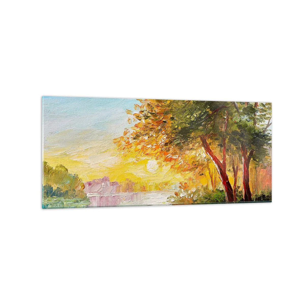 Tablou pe sticlă - Et in Arcadia ego - 120x50 cm