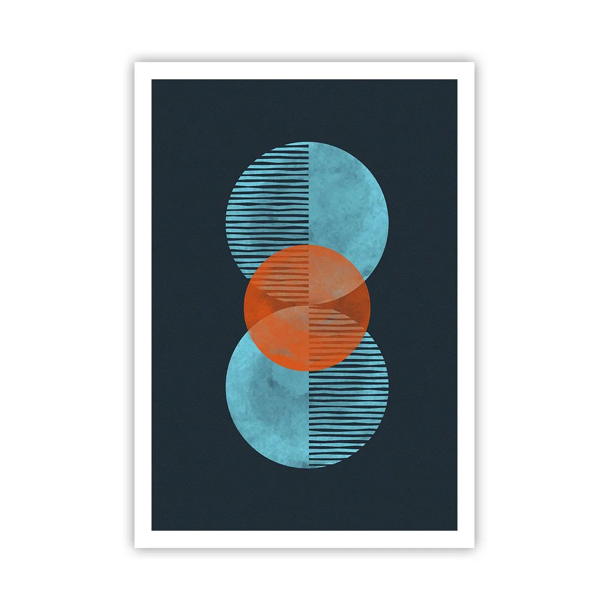 Poster - Compoziție simetrică - 70x100 cm