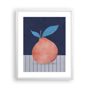 Poster în ramă albă - Convexitate și plan - 40x50 cm