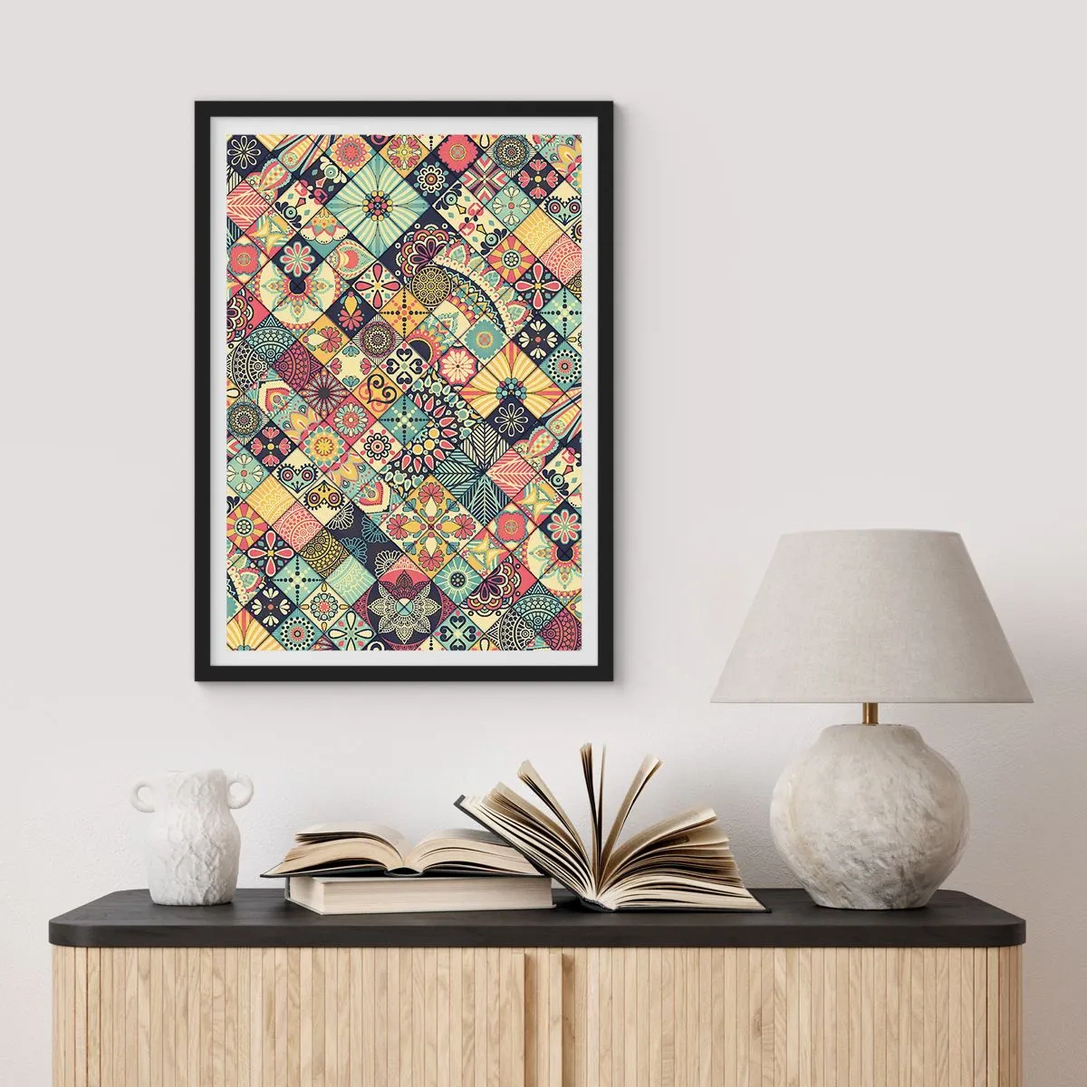 Poster în ramă neagră - Clima marocană - 40x50 cm
