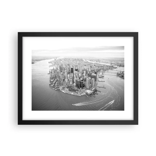 Poster în ramă neagră - Cum să nu iubești? - 40x30 cm