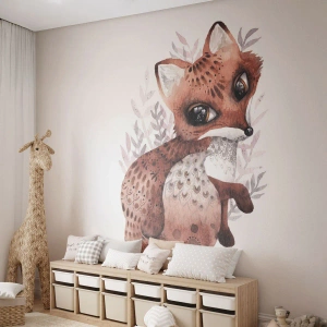Tapet Premium Canvas - Doar iubire - Pentru copii, Vulpe, Basm - 250x175 cm