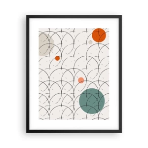 Poster în ramă neagră - În spiritul pop-art - 40x50 cm