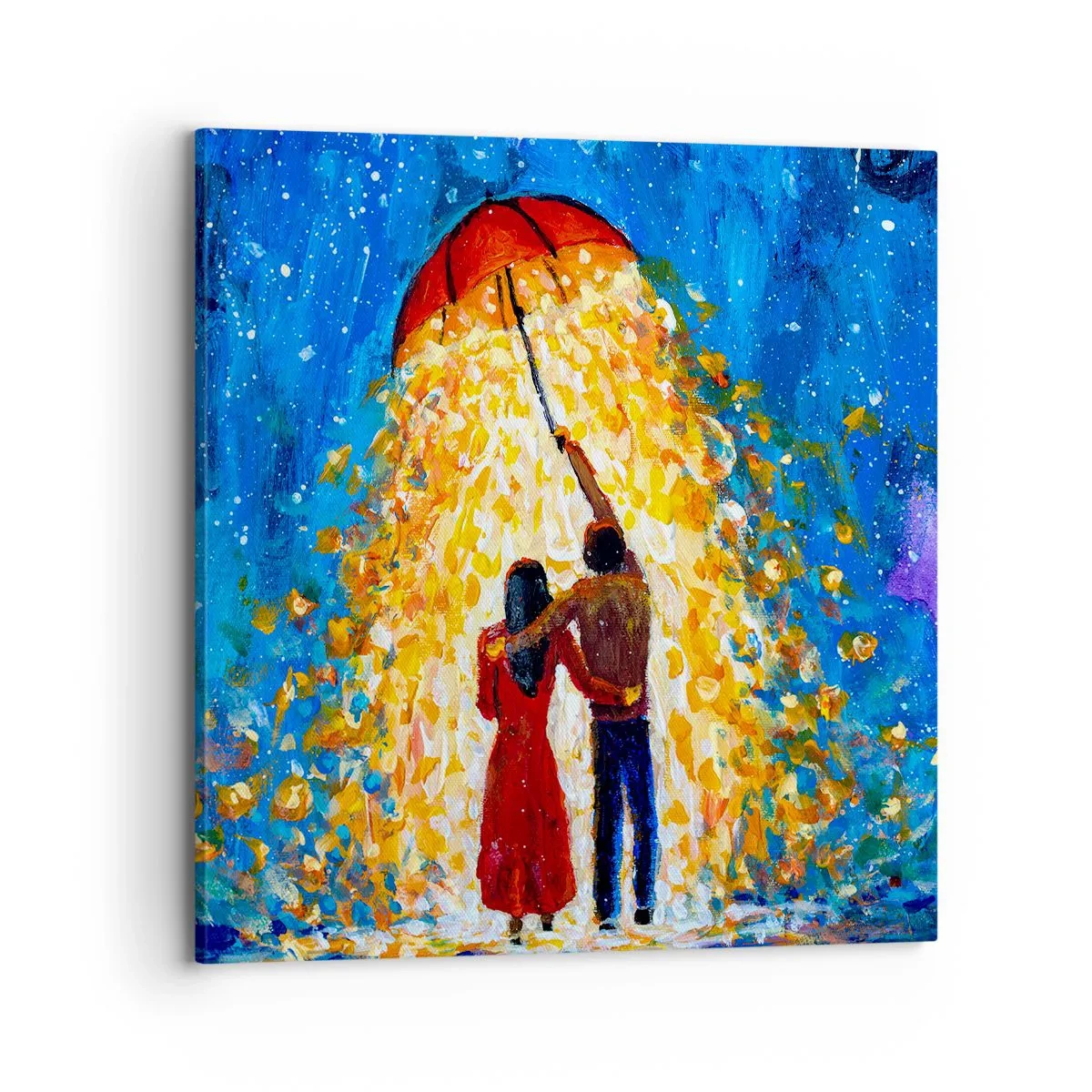 Tablou pe pânză - Magia unei seri ploioase? - 70x70 cm