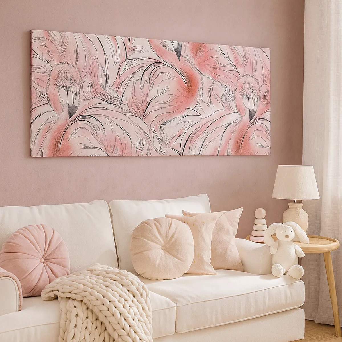 Tablou pe pânză - Corpul de balet al păsărilor - 30x30 cm