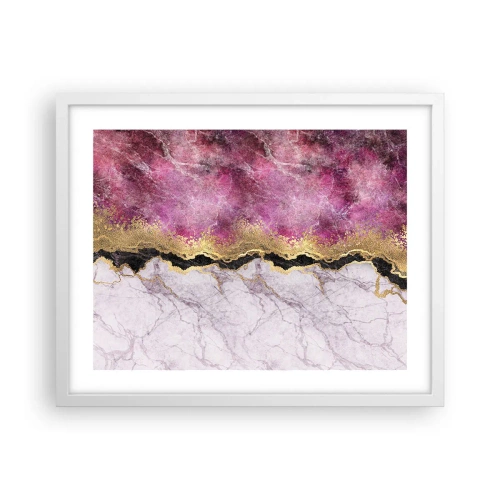 Poster în ramă albă - La graniță - 50x40 cm