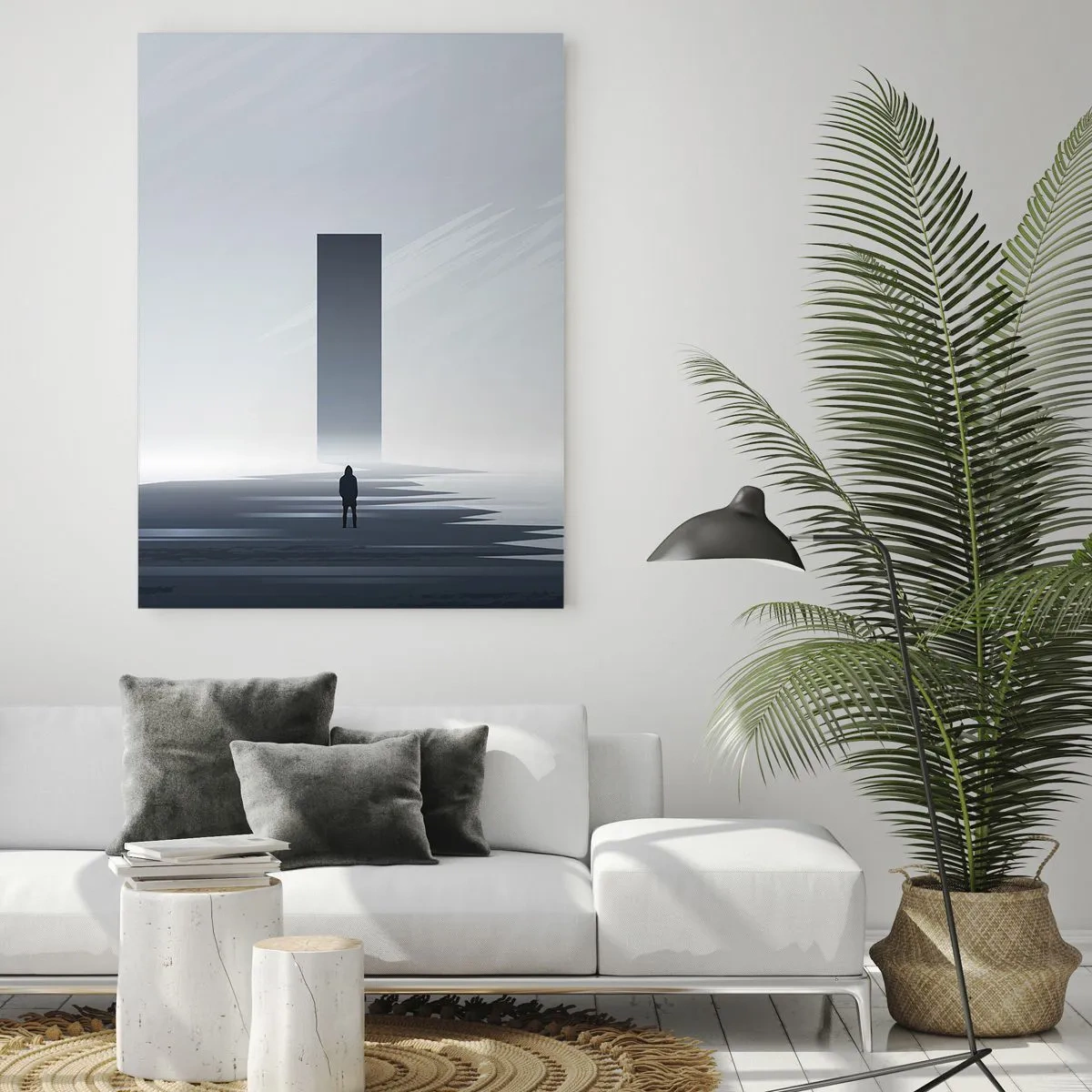 Tablou pe sticlă - Oportunitate sau amenințare? - 70x100 cm