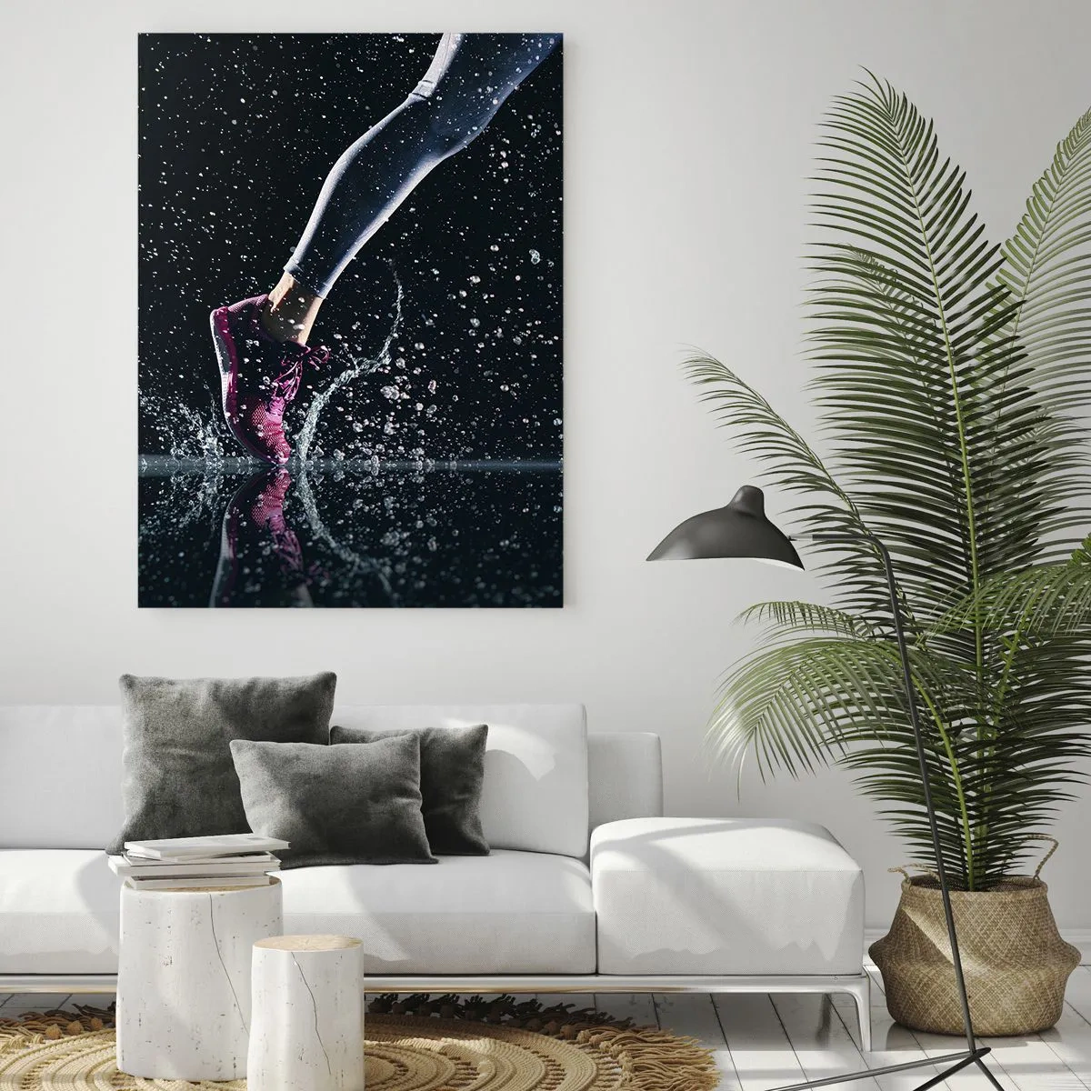 Tablou pe sticlă - Cât de mult puteți - 50x70 cm