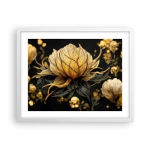 Poster în ramă albă - Fragilitate subtilă - 50x40 cm