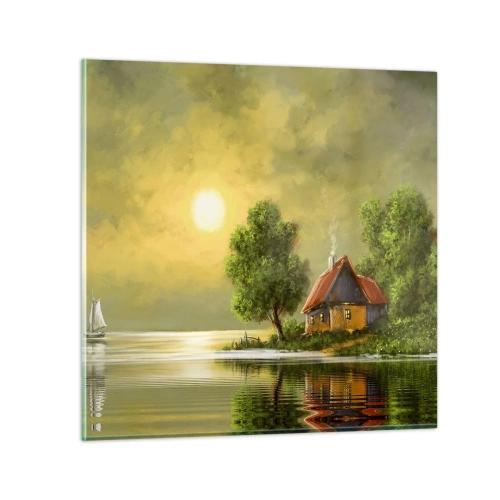 Tablou pe sticlă - Frumos, ca dintr-o imagine - 30x30 cm