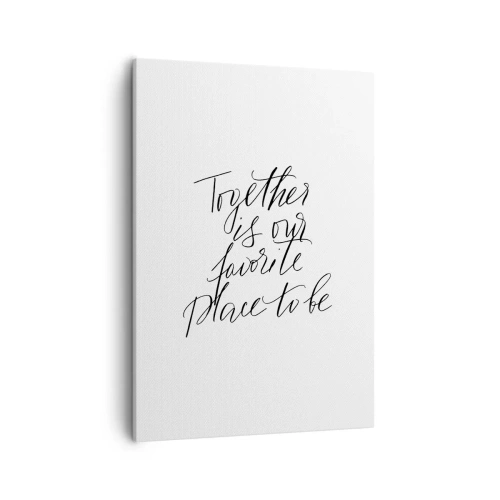 Tablou pe pânză - O simți și tu? - 50x70 cm