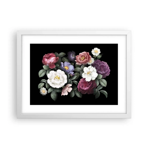 Poster în ramă albă - Dintr-o grădină engleză - 40x30 cm