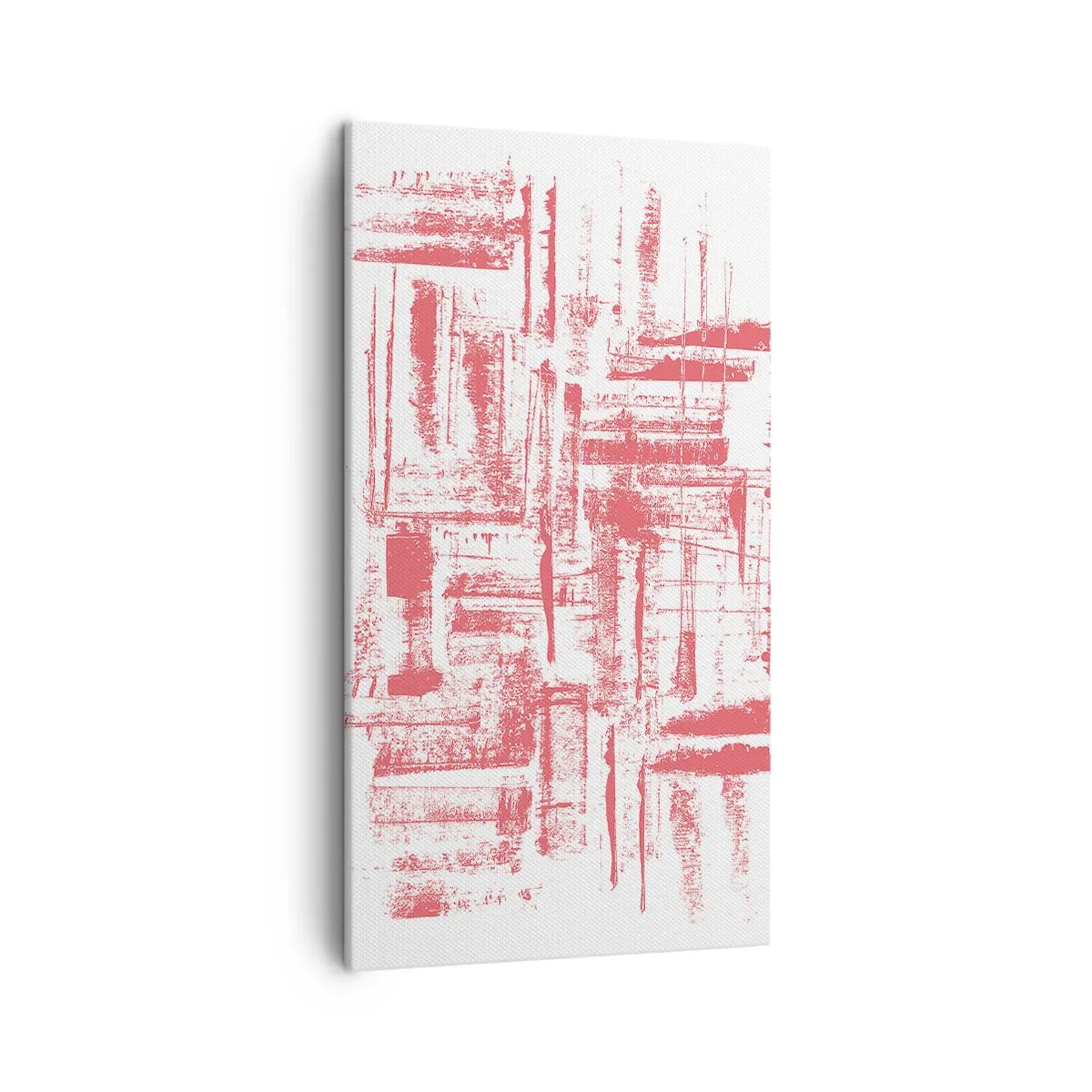 Tablou pe pânză - Orașul roșu - 45x80 cm