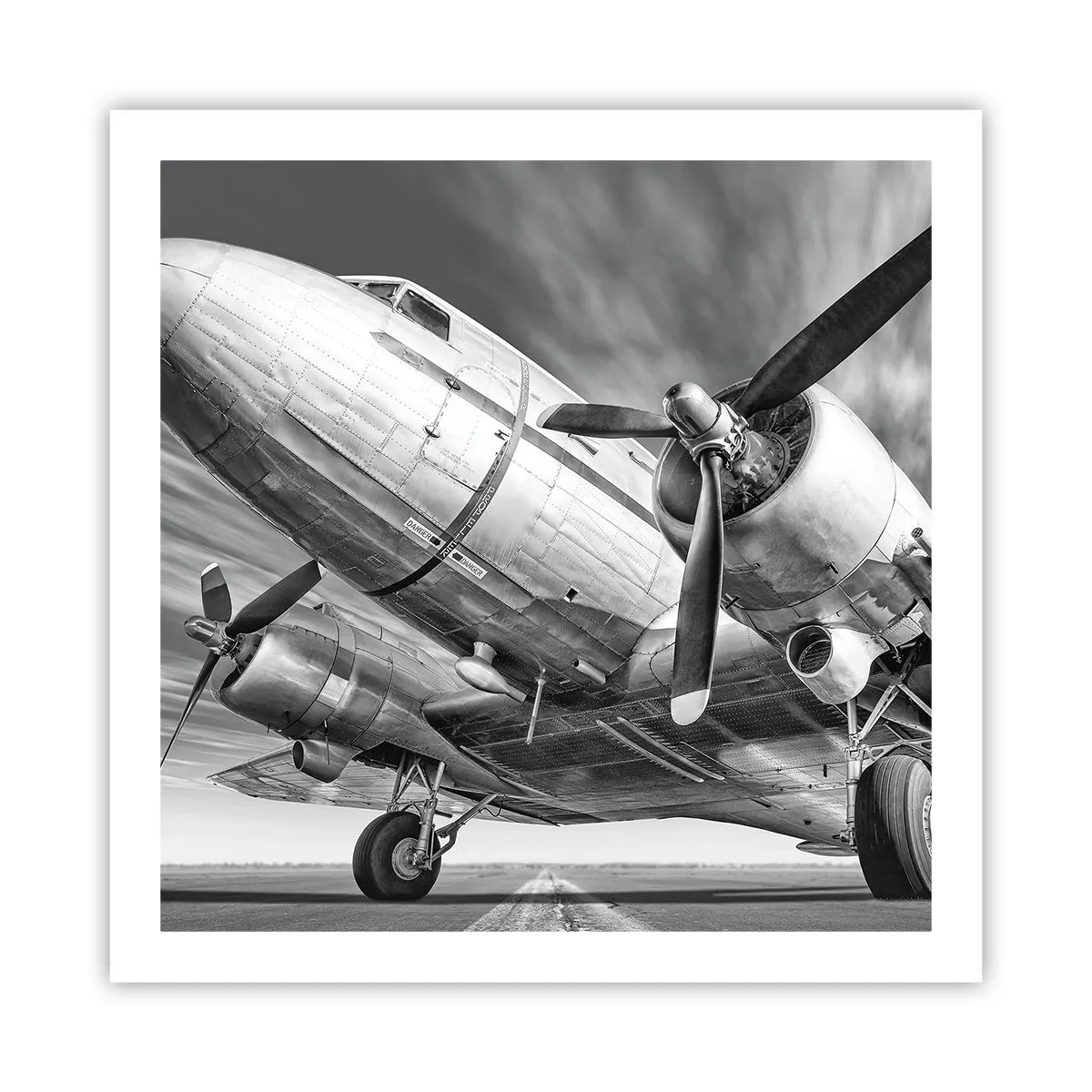 Poster - Întotdeauna gata de zbor - 60x60 cm