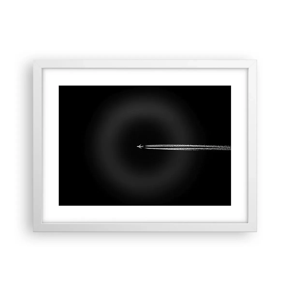 Poster în ramă albă - Într-o altă dimensiune - 40x30 cm
