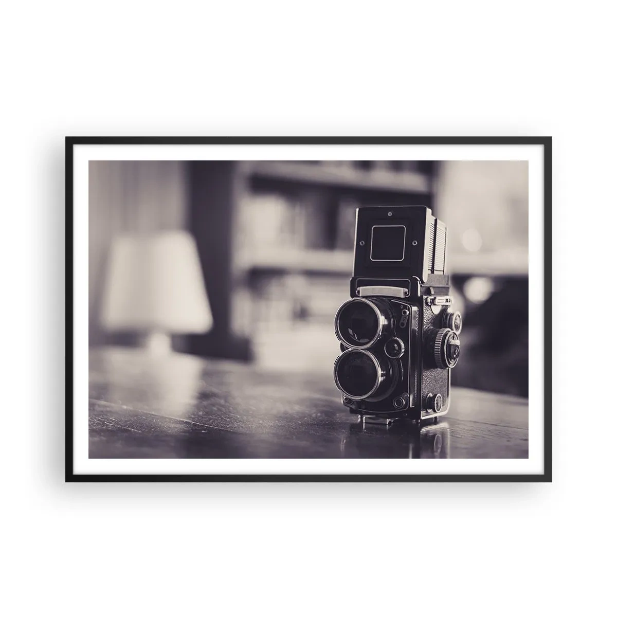 Poster în ramă neagră - Magia fotografiei vechi - 100x70 cm