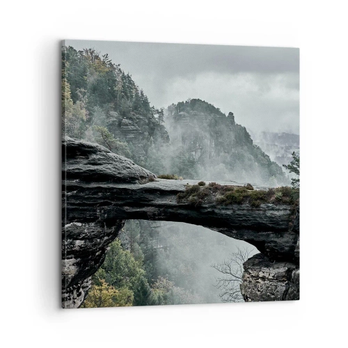 Tablou pe pânză - Aventura este pe cale să înceapă - 60x60 cm