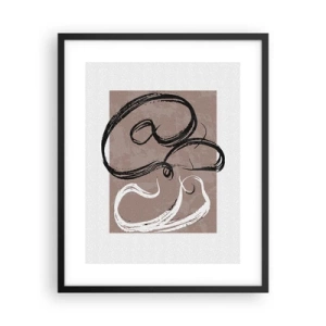 Poster în ramă neagră - Compoziția - căutarea plenitudinii - 40x50 cm