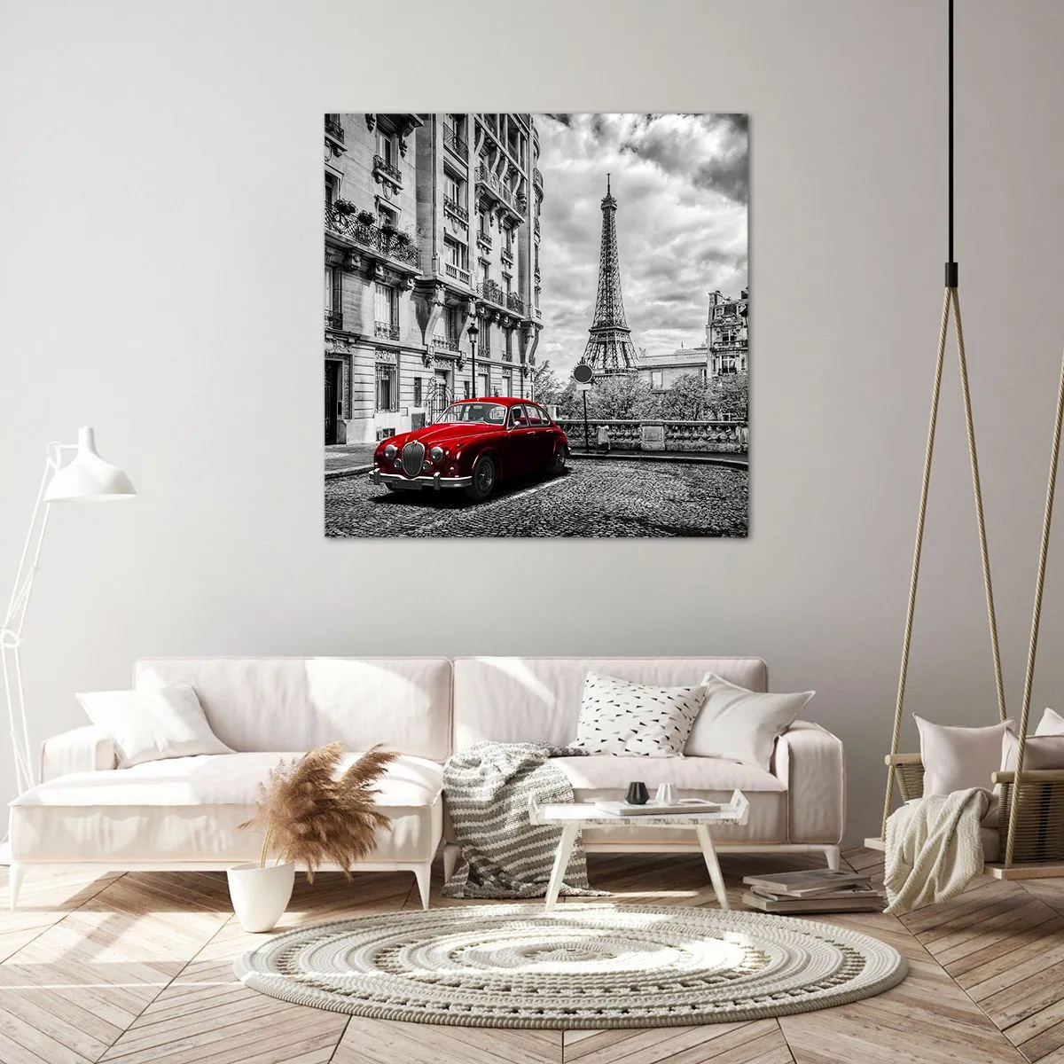 Tablou pe pânză - Prădător în oraș - 50x50 cm
