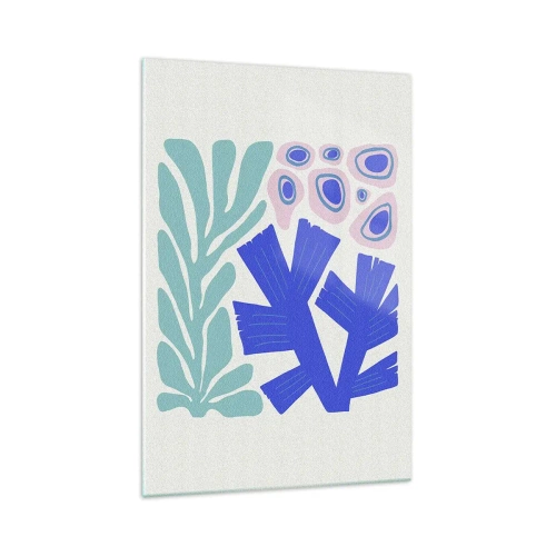 Tablou pe sticlă - Grădină subacvatică - 70x100 cm