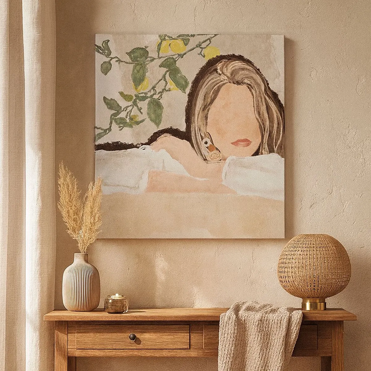 Tablou pe pânză - Frumusețea sudului - 30x30 cm