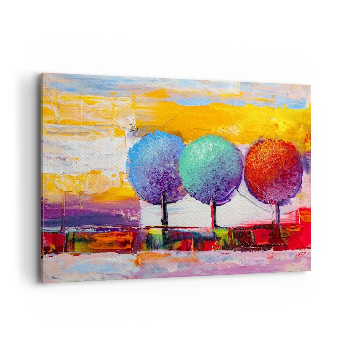 Tablou pe pânză - Trei copaci - 120x80 cm