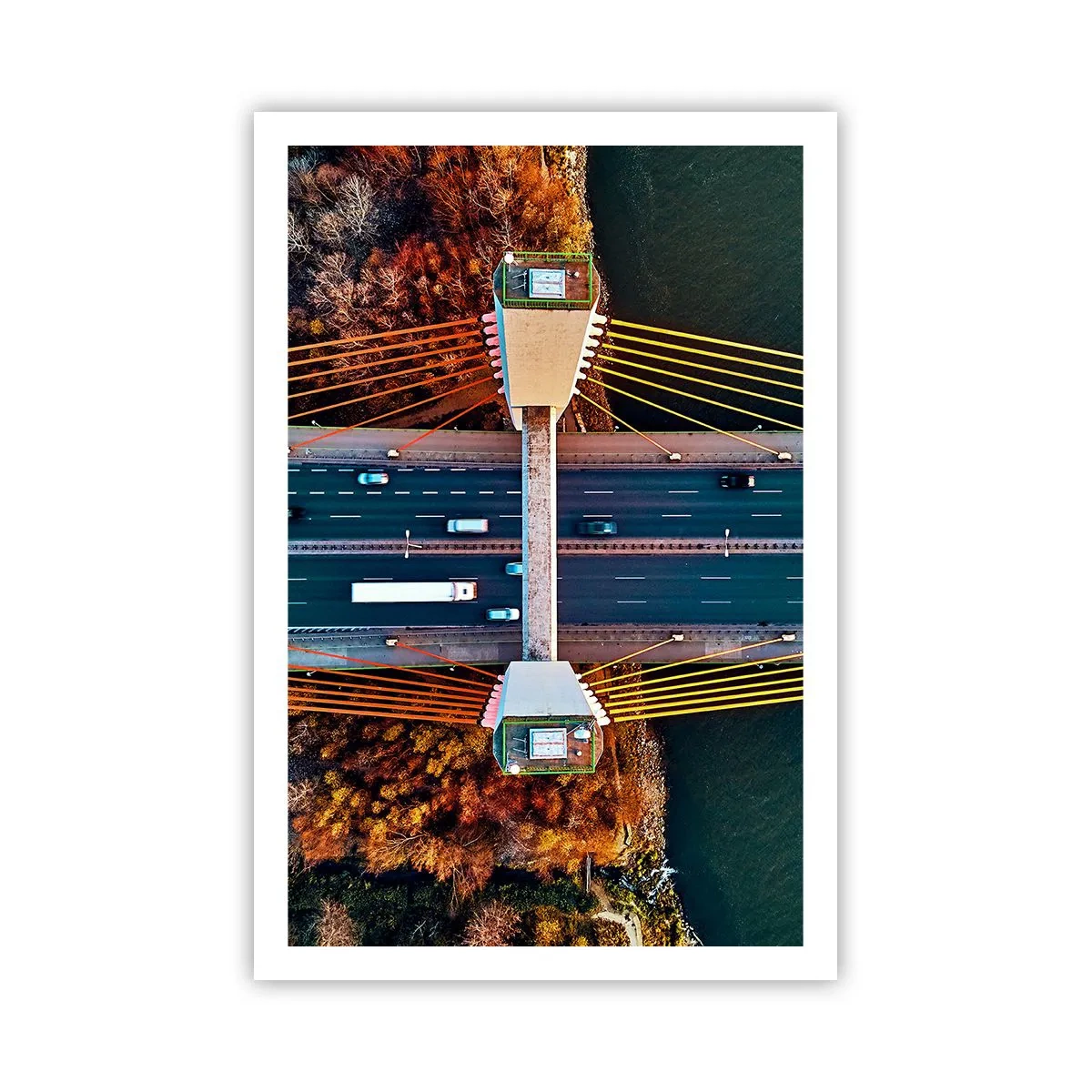 Poster - Din pădure spre apă - 61x91 cm