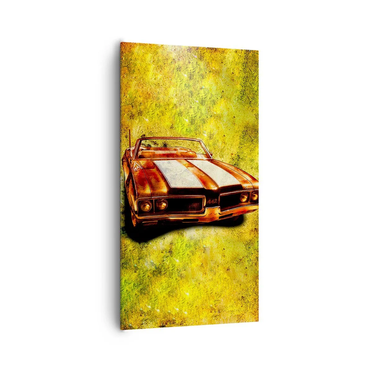 Tablou pe pânză - Puterea fermecătoare a formelor - 65x120 cm