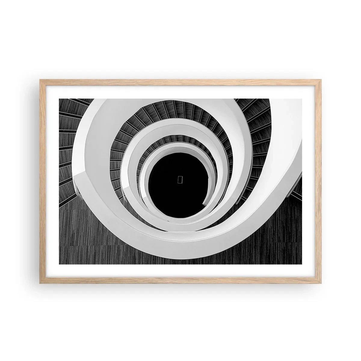 Poster în ramă de stejar deschis - Până la miez - 70x50 cm