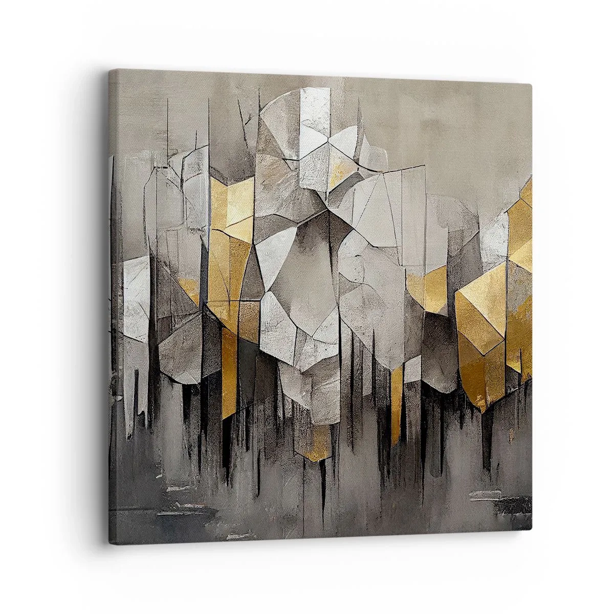 Tablou pe pânză - Compoziție de gheață și lumină - 30x30 cm