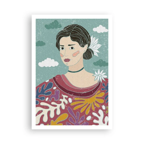 Poster - Cu melancolie în privire - 70x100 cm