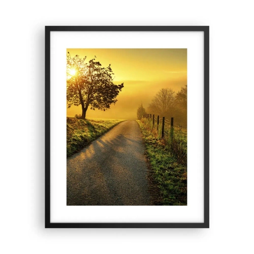 Poster în ramă neagră - O după-amiază de miel - 40x50 cm