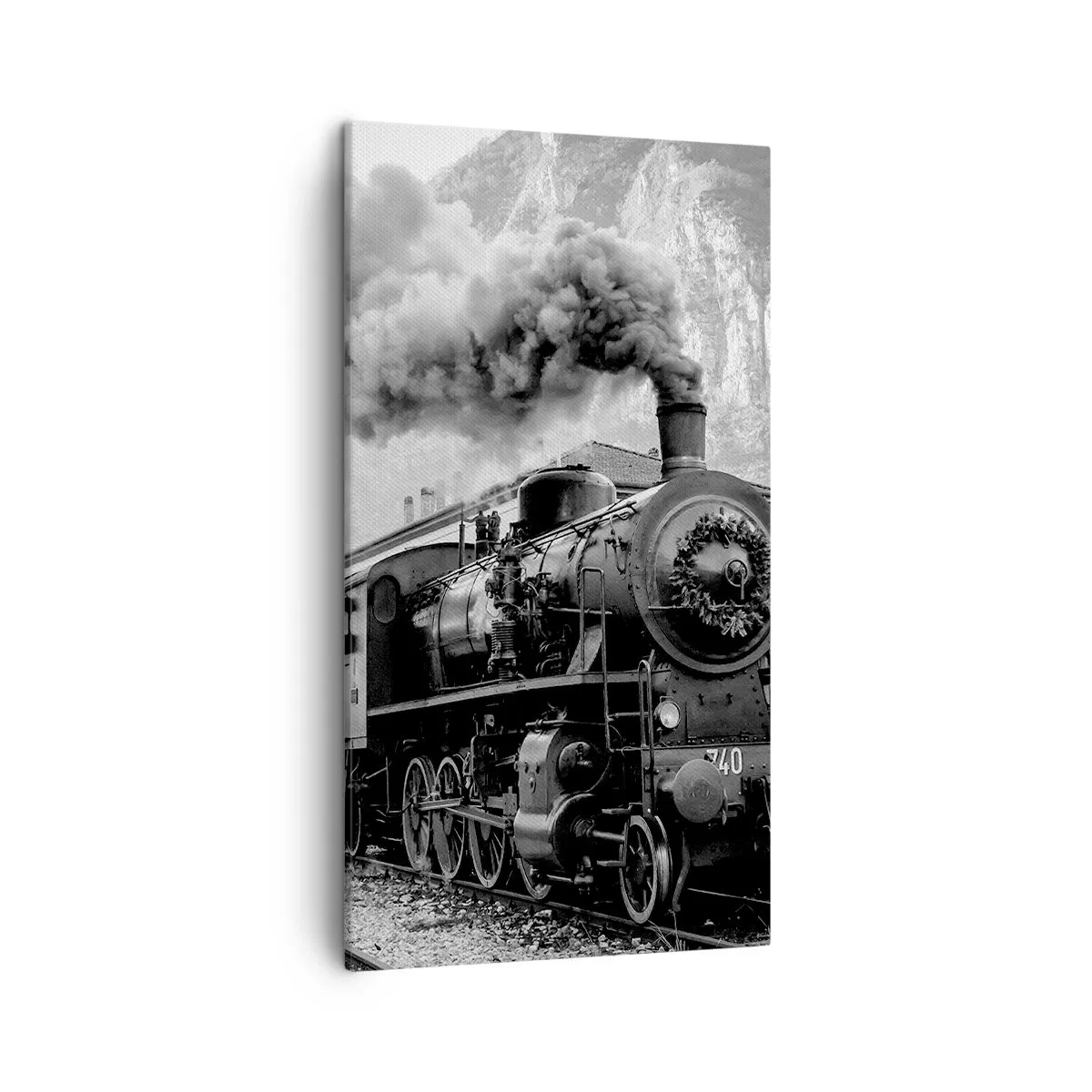 Tablou pe pânză - La gară... - 45x80 cm