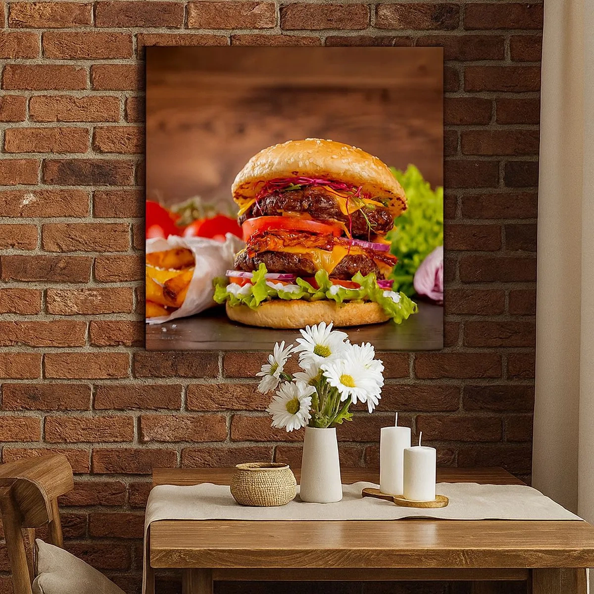 Tablou pe pânză - Fruct interzis - 30x30 cm