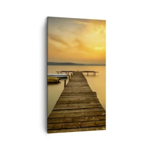 Tablou pe pânză - Îți voi deschide cerul de aur - 45x80 cm