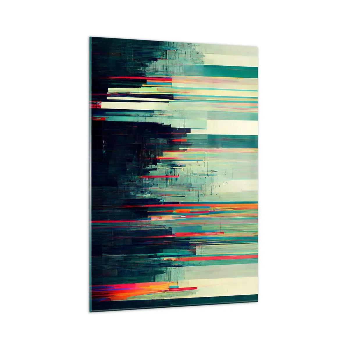 Tablou pe sticlă - Oraș futurist - 70x100 cm