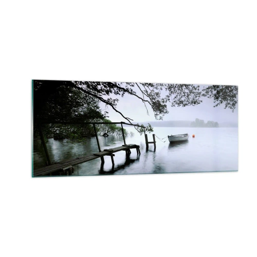 Tablou pe sticlă - Te odihnești deja - 100x40 cm