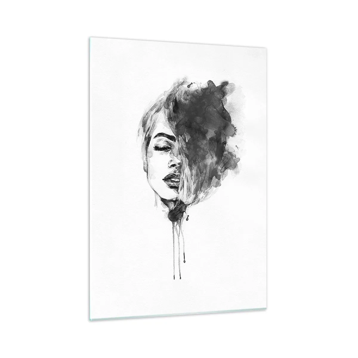 Tablou pe sticlă - La ce visează frumoasa - 50x70 cm