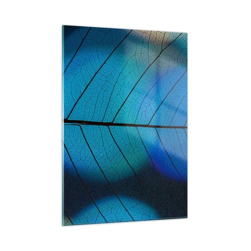 Tablou pe sticlă - Construcție de finețe - 50x70 cm