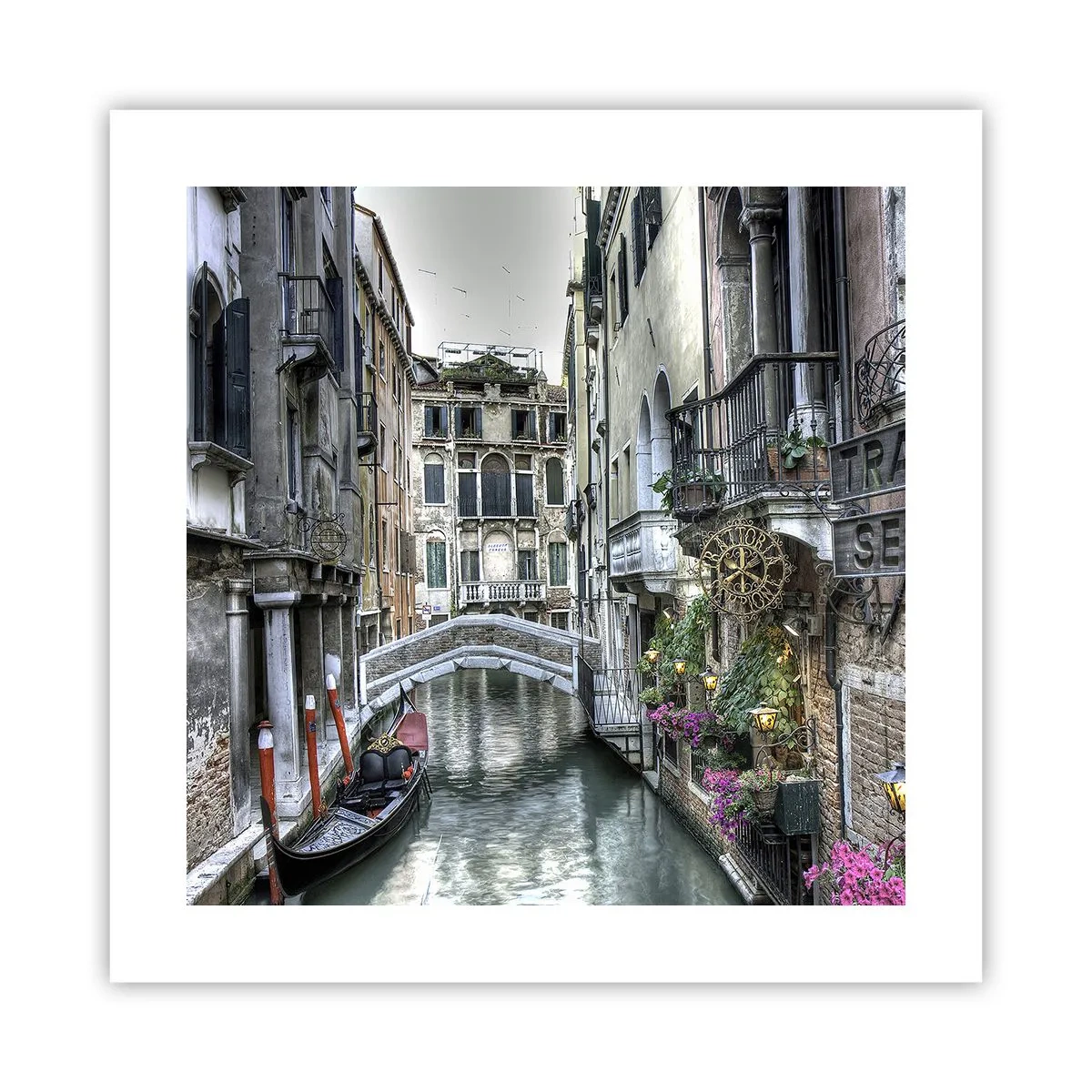 Poster - Timp de secole în reverie tăcută - 40x40 cm