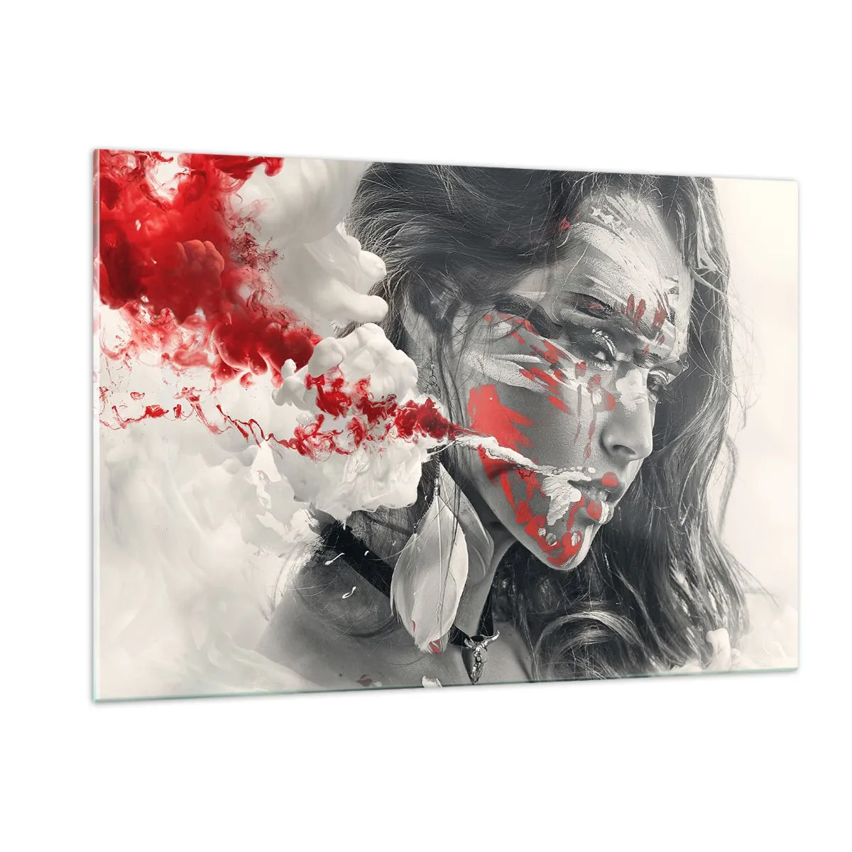 Tablou pe sticlă - În aburul absurdului - 120x80 cm