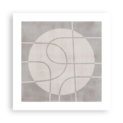 Poster - Circular și drept înainte - 40x40 cm