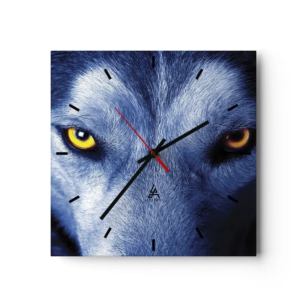 Ceas de perete - Ceas pe sticlă - O privire hipnotizantă - 30x30 cm