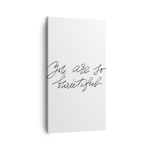 Tablou pe pânză - Serios, crede-mă... - 45x80 cm